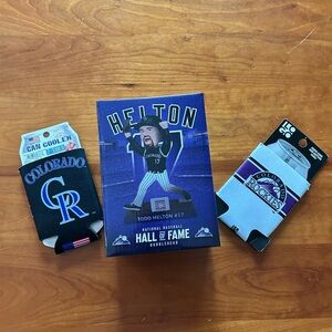 TODD HELTON Colorado Rockies NEW Bobblehead 8/17/2024 SGA Hall Of Fame In Hand